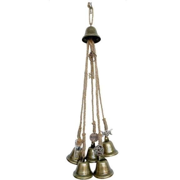 Guozer Blessing Bells Evil Spirit Wind Chimes Witch Bell Door Witchcraft Decor
