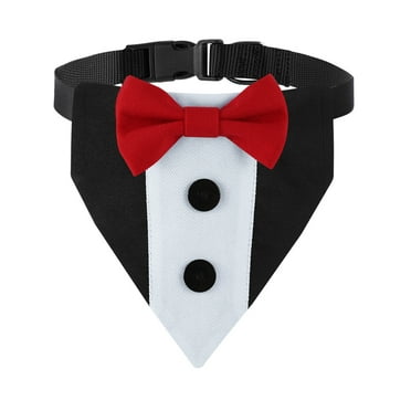 Guozer Clearance Bow Ties For Dogs 1PCS Bow Tie Dogs Collar Dog Tuxedo Dogs Suit Dogs Wedding Bandana Collar with Bow Tie Adjustable Pet Bow Collar