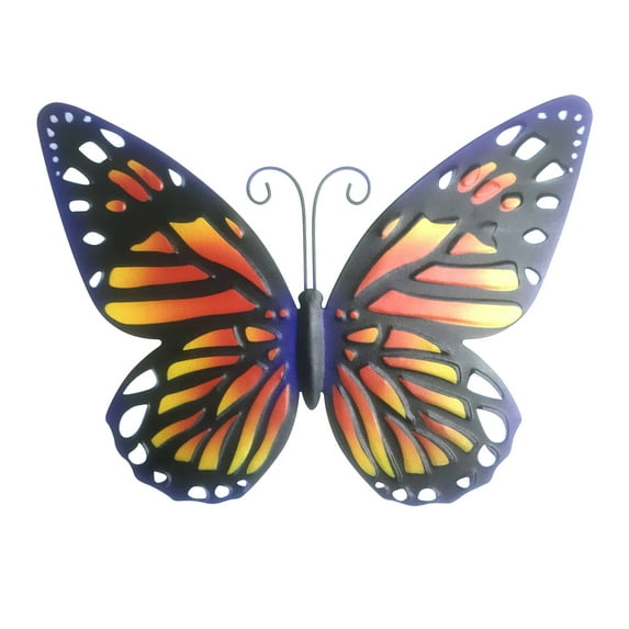 Guozer Butterflies Crafts for Wall Decor1PCS Outside Wall Decorations for House Outdoor Metal Decoration Outside Wall Decor Fence Decorations