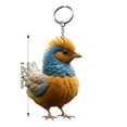 thumbnail image 1 of Guozer Clearance Chicken Keychain 1PCS Backpack Keychain Rooster Pendant Car Decoration Pendant Decorative Key Rings, 1 of 2