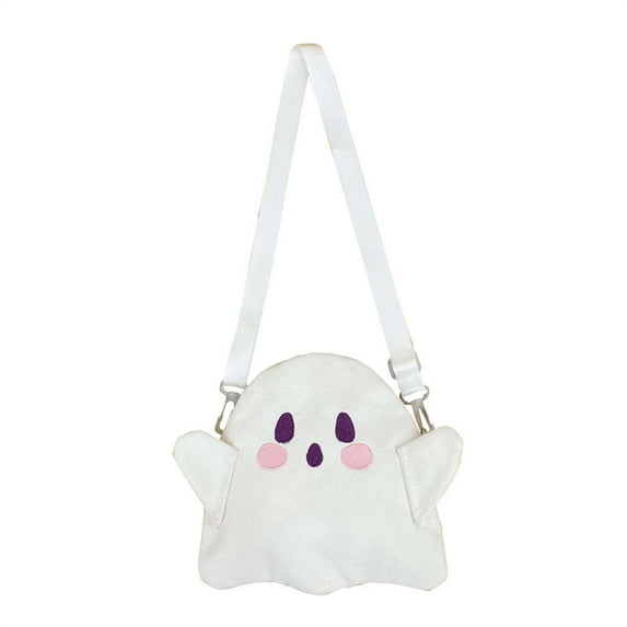 Guozer Cute Plush Funny Ghost Bags Halloween Gift Women's Bags One Shoulder Crossbody Bags