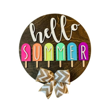 Guozer Clearance Door Decorations Hanging 1PCS Summer Welcome Hanging Sign Door Signs for Home, Classroom, Office, Dormitory