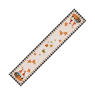Guozer Fall Table Runners 1PCS Fall Tablecloths for Family Gatherings, Dances, Banquets, Winter Decor, Christmas Decor, Thankgiving Decor