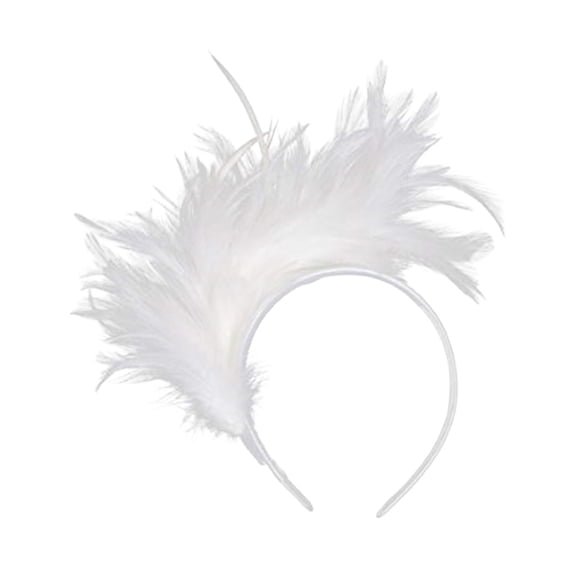 Guozer Feather Headband Style Hairband 1PCS Feather Accessories For Women Cocktail Headpiece Photo Headpiece Props