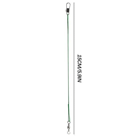 Guozer Fishing Wire Leaders 20PCS Stainless Steel High Strength Fishing Line Leaders With Swivels and Snaps