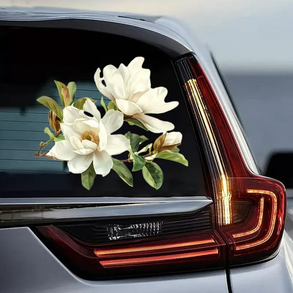 Guozer Flower Stickers for Everyday Home Car Decoration Stickers Rose Wall Stickers Bathroom Tiles Waterproof Stickers