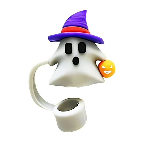 Guozer Halloween Straw Toppers 1Set 10MM Halloween Straw Cap For Carnival Party Decorations Themed Party Straws Halloween House Decor