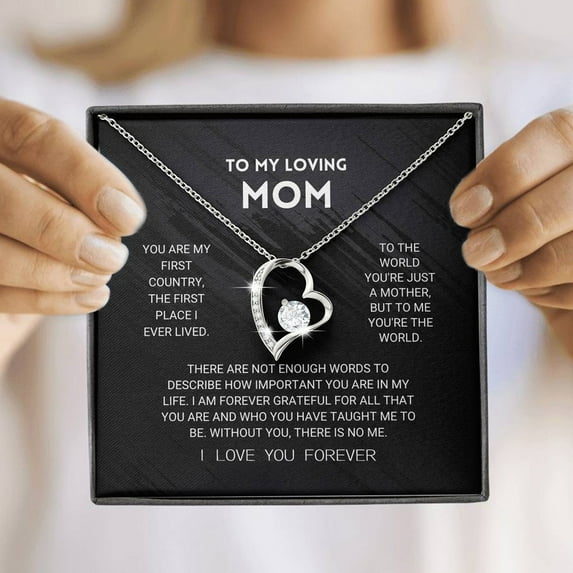 Guozer Heart-shaped Necklace Gift Box 1PCS Ladies Necklace Gift Box Set Gifts for Wedding, Engagement, Birthday, Valentine' Day, Christmas, Proposal, Anniversary