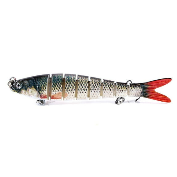 Guozer Highly Realistic Bass Lures 1PCS 10CM Fishing Lures Lifelike Hard Bait Lures Multijointed Lure