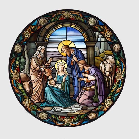 Guozer Jesus Hanging Sign 1PCS Christmas Tree Ornaments for Christmas Decor, Wedding Decor, Home Backdrop Decor, Mall Decor