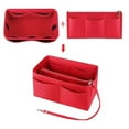 thumbnail image 1 of Guozer Large Capacity Organizer Bag 1PCS Solid Color Tote Bag Travel Storage Pockets Multi-Compartment Handbag, 1 of 4