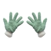 Guozer Cleaning Gloves Microfiber Dusting Gloves for House Cleaning, Dusting Reusable Gloves for Window-Blinds, Lamps, Mirrors, Plants, Automotive Interior -1 Pair