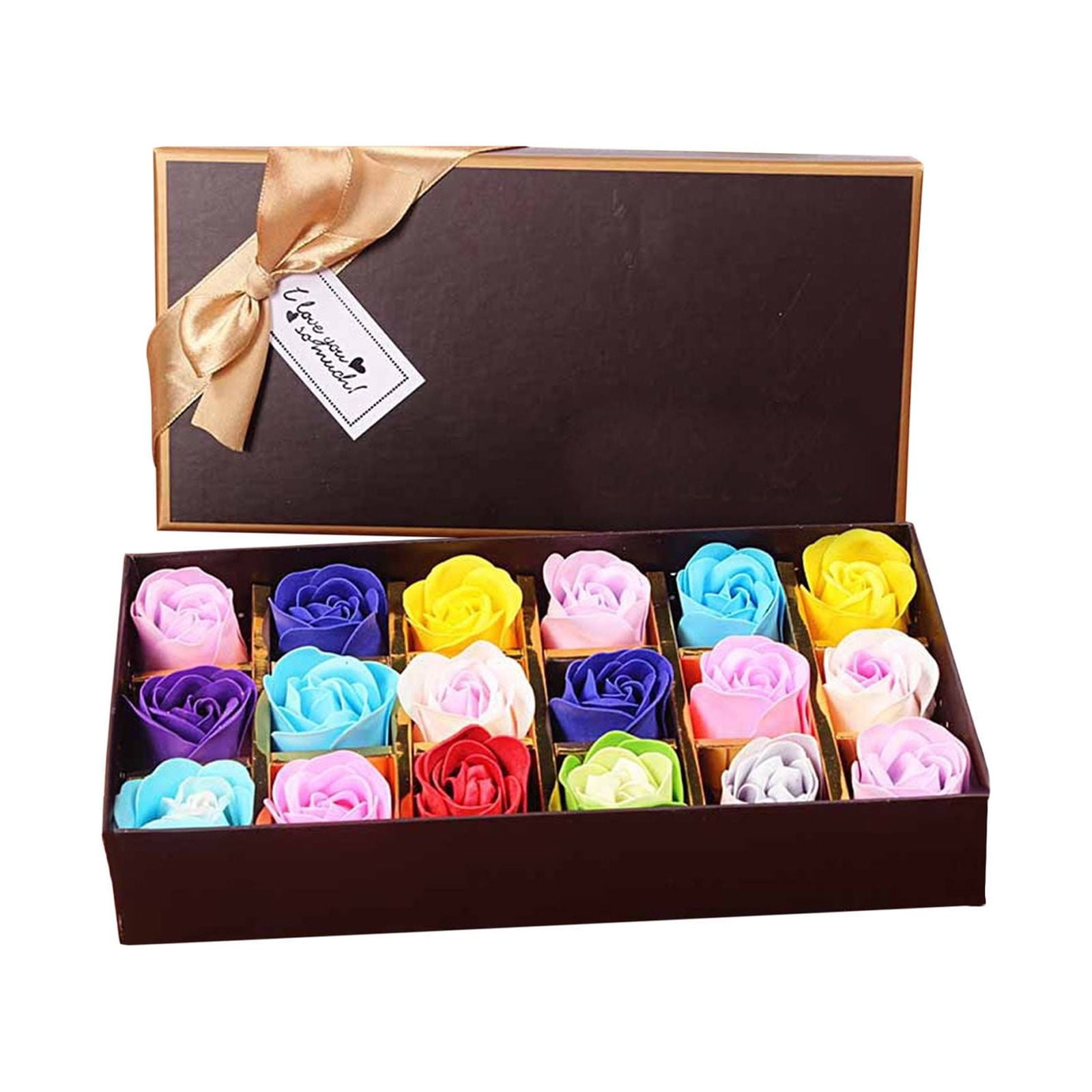Guozer Clearance Mini Bar Soap Set 18PCS Flower Shaped Soap Mini Soap ...