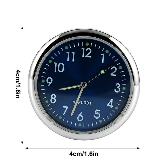 Guozer Mini Clock 1PCS 4 Inch Luminous Car Clock Mini Car Clock - Attaches To The Dashboard Of A Car Or Truck