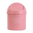 thumbnail image 1 of Guozer Mini Trash Can for Desk 1PCS Garbage Can Car Trash Bin Small Garbage Can with Lid Plastic Trash Can for Dorm, Bathroom, Office, Study Room, Bedroom, 1 of 6