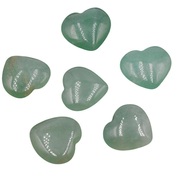 Guozer Natural Crystal Agate Stone 20mm Heart-shaped Small Ornament Without Holes Bare Stone DIY Decoration