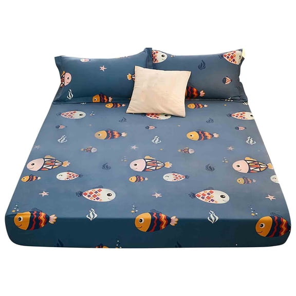 Guozer Non-Slip Bed Sheets 1PCS Waterproof Stretch Bed Sheet Washable Large Mattress for Dormitory, Home, RV, Rental