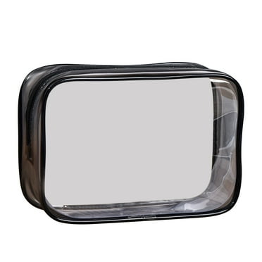 Guozer Clearance PVC Transparent Makeup Bag And Portable Large Capacity Cosmetic Storage Bag Plastic Zipper Wash Bag