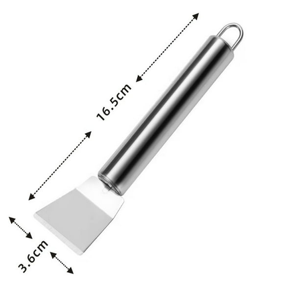 Guozer Paint Remover For Metal 1PCS Adhesive Remover Tool Degreasing Spatula Stainless Steel Scraper For Refrigerators Tablewares Stoves Induction Cookers