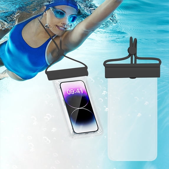 Guozer Phone Waterproof Case For Swimming 1PCS Water Proof Phone Case With Lanyard Underwater Phone Case Transparent Cell Phone Pouch