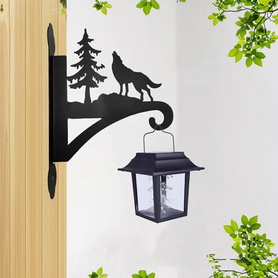 Guozer Planter Wall Mount Bracket Outside Wall Decorations for House Decorative Hooks for Flower Basket Hanging Basket Birdcages