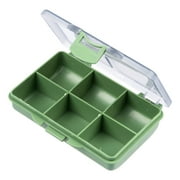 Guozer Clearance Plastic Organizer Box 1PCS Fishing Gear Accessory Organizer Divided Storage Box Beads Organizer Fishing Tackle Storage