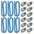 thumbnail image 1 of Guozer Pool Hose Kits 1PCS 1.25 Inch Pool Filter Hose Pool Pump Replacement Hose Includes 6 x 1M Hose, 12 Fixed Heads, 1 of 2