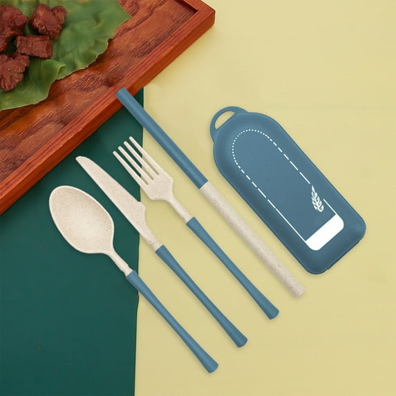 Guozer Portable Tableware Sets Travel Utensil Set for Lunch Box, Picnic, Camping, Work