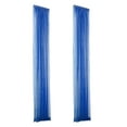 thumbnail image 1 of Guozer Solid Color Tulle Curtains 2PC Machine Washable Sheer Window Screening Door Curtains Window Decoration Room Divider Curtain, 1 of 2