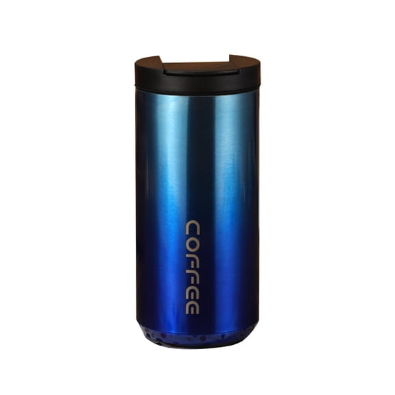 Guozer Stainless Steel Insulated Cup 1PCS 400ML Portable Insulated Mug Travel Coffee Mug With Lid Leak-proof Insulated Mug