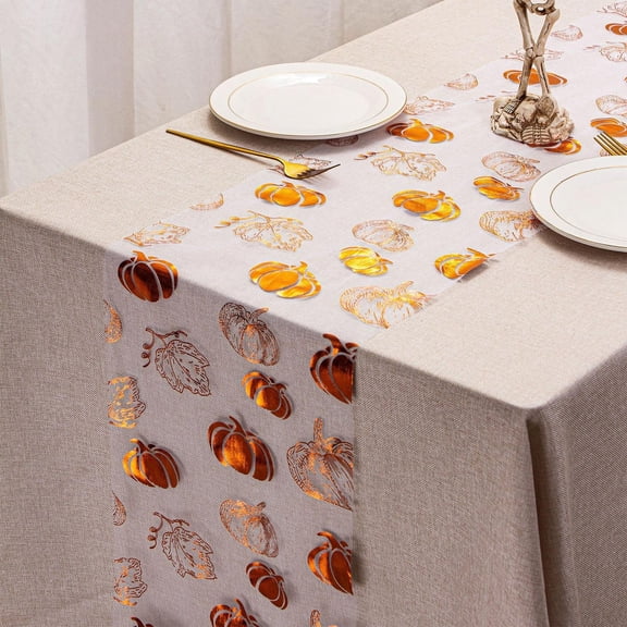 Guozer Table Runner for Fall 1PCS 11.02×108.26 in Thanksgiving Table Runner Fall Theme Desktop Decoration