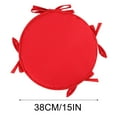 thumbnail image 1 of Guozer Thickened Dining Chair Cushion 1PCS Round Stool Cushion Cushion With Fixed Cord Machine Washable Chair Cushion For Chair,Garden,Home,Office, 1 of 2