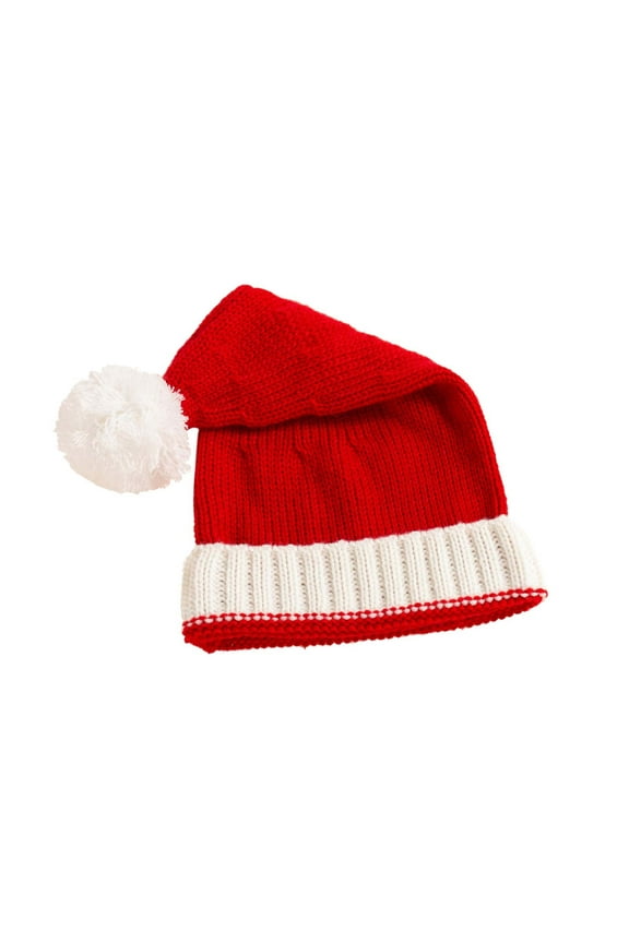 Toddler Girl&boy Baby Infant Kids And Winter Christmas Hat Bunny Warm Children's Pure Color Parent-child Woolen Hat