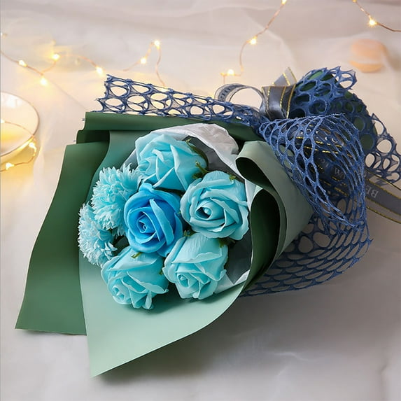 Guozer Valentine's Day DIY Soap Flower Gift Rose Box Bouquet Wedding Home Festival Gift