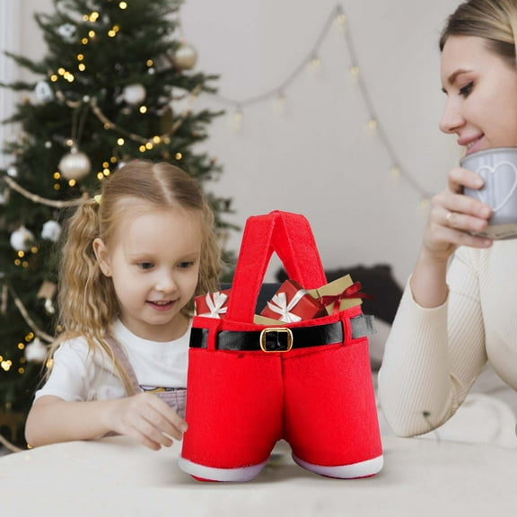 Guozer Wine Gift Bags for Wine Bottles 1PCS Christmas Party Gift Bag Christmas Candy Bags for Children's Gifts, Christmas Gifts, Family Meals, Party Gifts