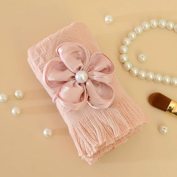 Guozer Cotton Towel with Tassels Soft Bath Towel Absorbent Fabric Towel for Wedding Accompaniment Gift, Mother's Day Gifts, Birthday Gift 30*13In