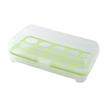Guozer Eggs Container for Refrigerator Shatterproof Eggss Tray Kitchen Organizer