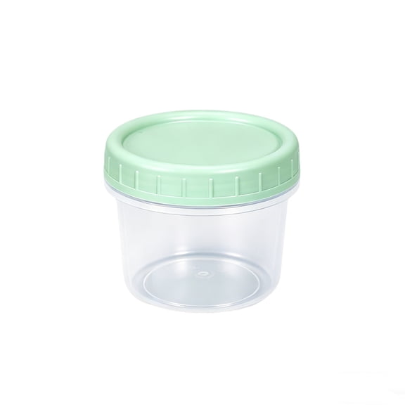 Guozer Freezer Storage Containers with Lids,Reuseable Snack Container Plastic Jar for Ice Cream,Juice,Fruit