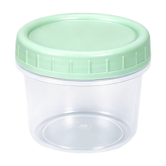 Guozer Freezer Storage Containers with Lids,Reuseable Snack Container Plastic Jar for Ice Cream,Juice,Fruit