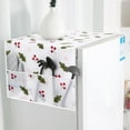 thumbnail image 1 of Guozer Fridge Dustproof Cover,Washing Machine Cover With 10 Pocket Storage For Storing Small Items,Washable, 1 of 2