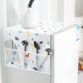 thumbnail image 1 of Guozer Fridge Dustproof Cover,Washing Machine Cover With 11 Pocket Storage For Storing Small Items,Washable, 1 of 2