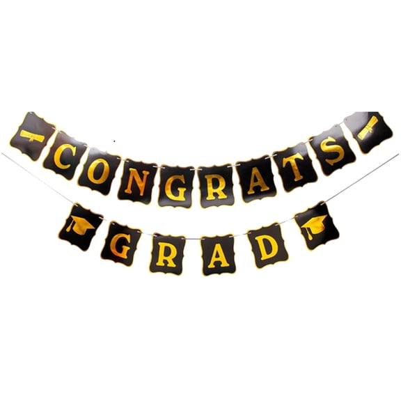 Guozer Graduation Banner, Decor Banner for Graduation Party, Congratulations Decorations & Graduation Party Supplies