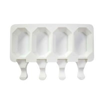 Guozer Ice-cream Maker Set of 4 Popsicles Molds Popsicle Box Ice-cream Moulds Ice Molds for Homemade Desserts, Summer Essentials