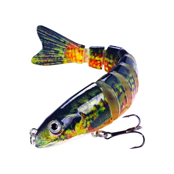 Guozer Imitation Fish Bait 1PCS 12.8 CM Artificial Fish Shape Bait Simulated Floating Fish Bait Slow Sinking Lifelike Swimbait