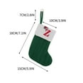 thumbnail image 1 of Guozer Knitted Hosiery Wool Hosiery Embroidered Alphabet Children's Candy Gift Bag Green Christmas Stocking Gift Bag, 1 of 2