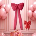 thumbnail image 1 of Guozer Large Bow for Wedding Party Decorative Wall Crafts for Ambience Decoration - Set of 2, 1 of 5