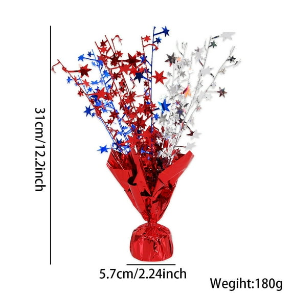 Guozer Patriotic Picks for Celebrations Gathering Vase Picks for 4th of July Decoration Red White and Blue Decoration for Desk