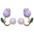 thumbnail image 1 of Guozer Pearl New Senior Sense Of Temperament Earrings Earrings, 1 of 5