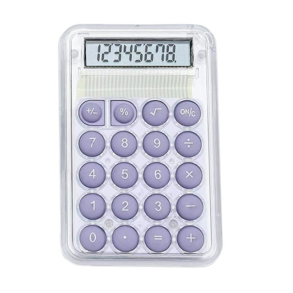 Guozer Portable Student Calculator 1PCS Calculator for Desk Small Calculator with LCD Display And Sensitive Button Calculator for School