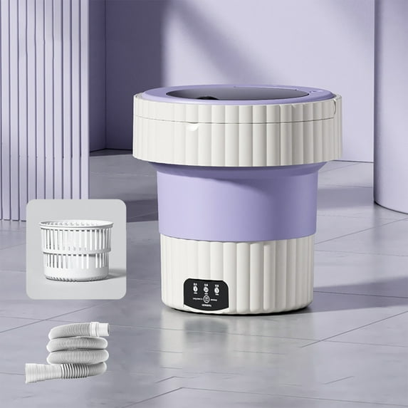 Guozer Portable Washing Machine Foldable Mini Washing Machine for Light Clothing Travel Washer For Home Business, Travel,College Room,RV,Apartment